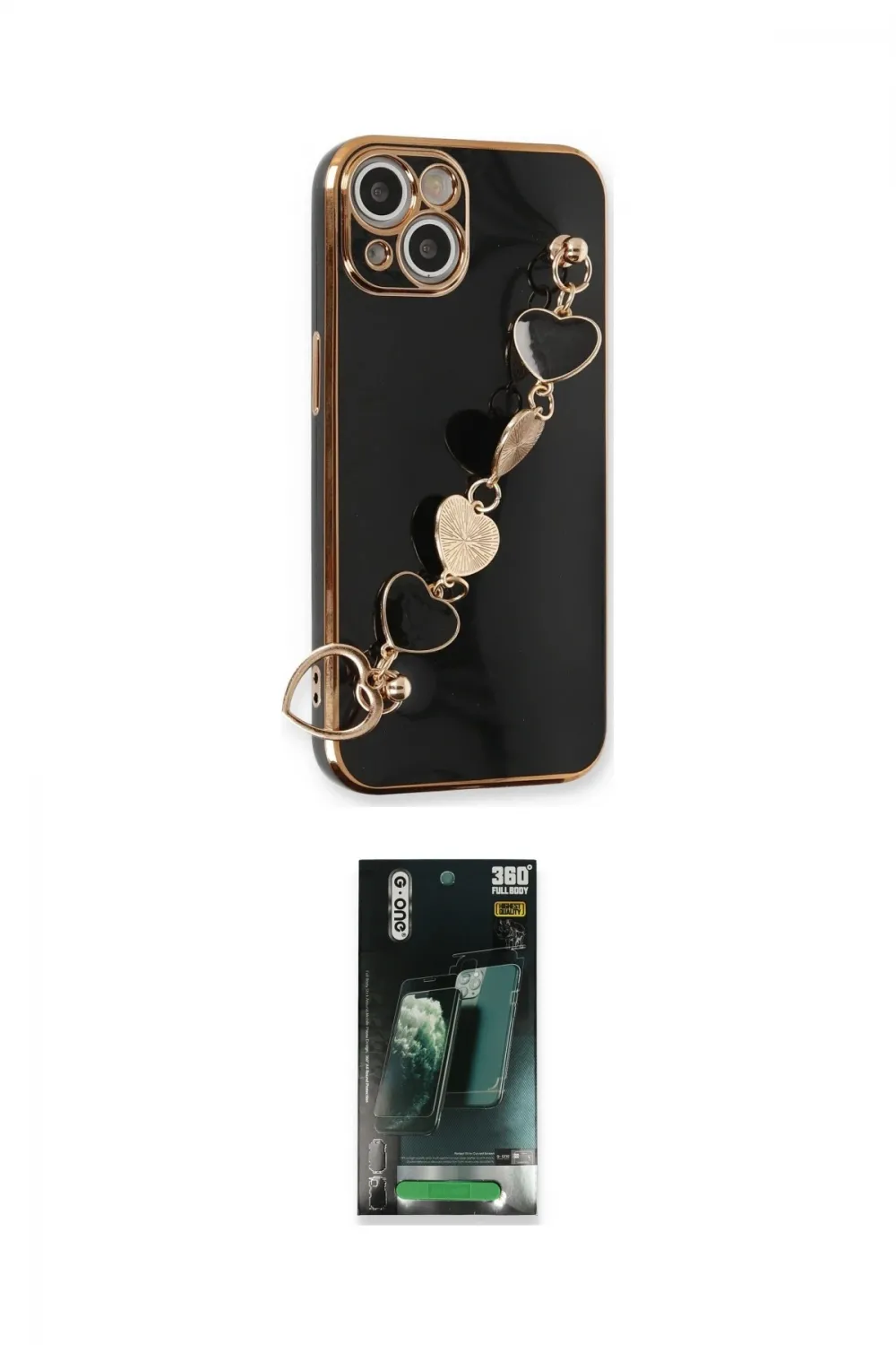 ieg™ iPhone 14 Plus Kılıf Nova Işık Prime - Siyah 360 Mat Full Body Arka Koruyucu