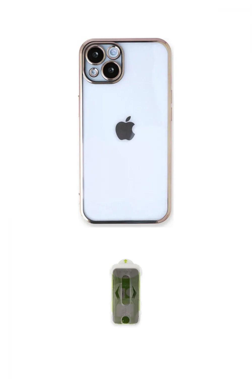 ieg™ iPhone 14 Plus Kılıf Vadi Minimal - Siyah Joko Magic 5D Hayalet Cam