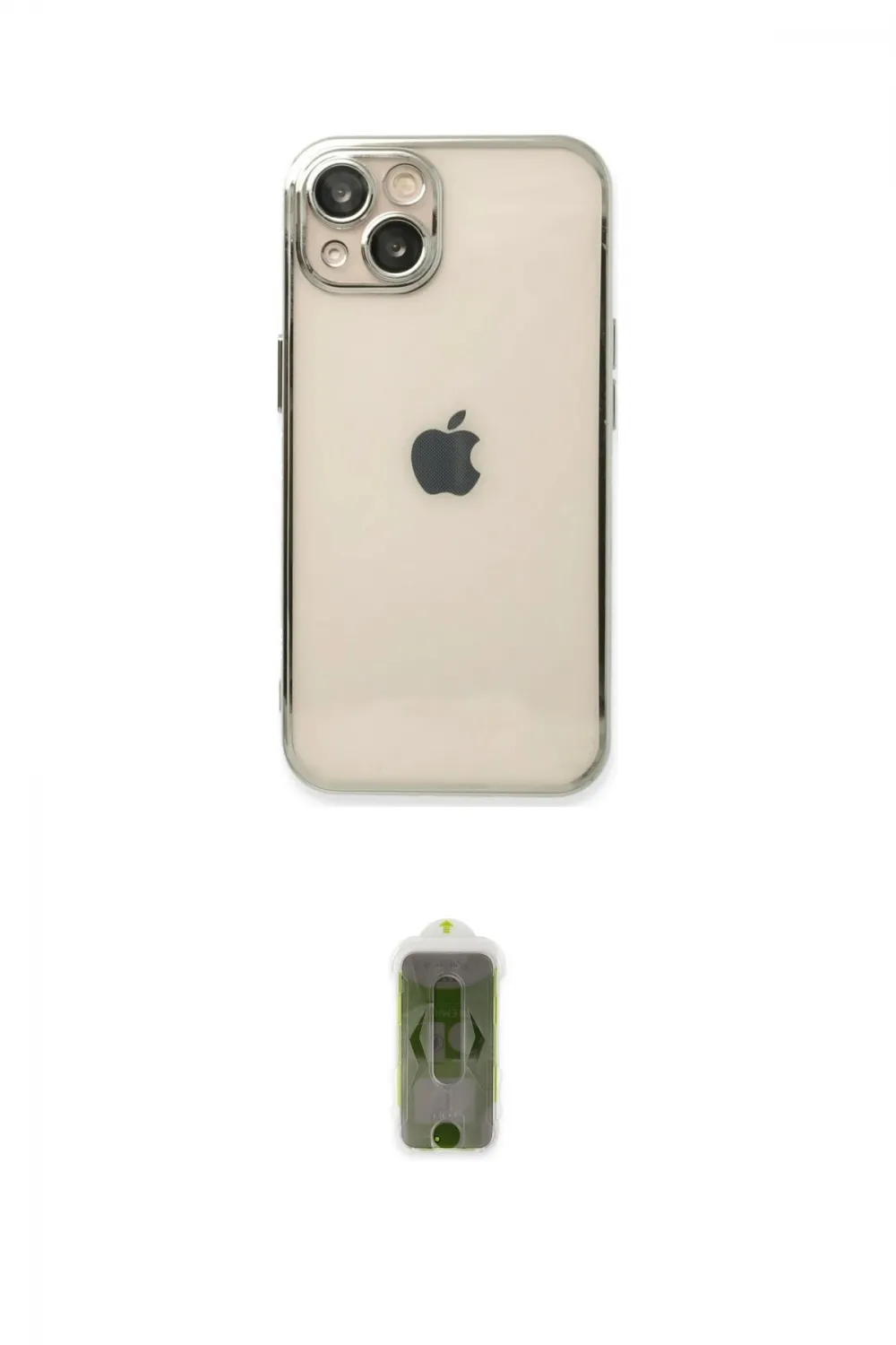 ieg™ iPhone 14 Plus Kılıf Vadi Minimal - Siyah Joko Magic 5D Hayalet Cam