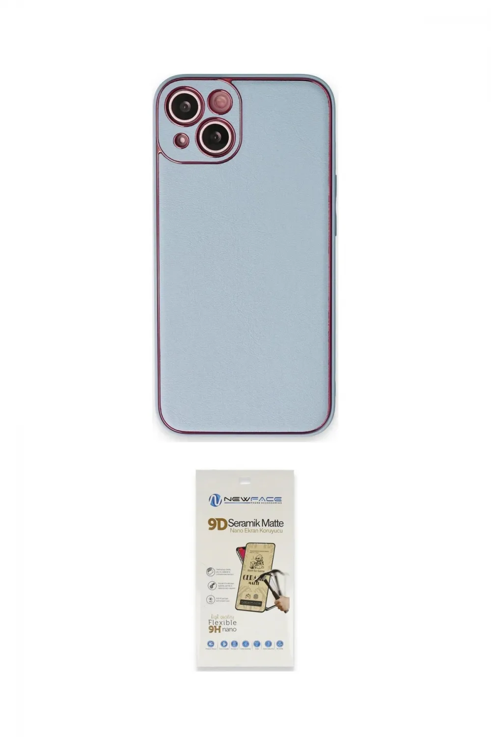 ieg™ iPhone 14 Plus Kılıf Yadigar Klasik - Siyah Mat Seramik Nano Ekran Koruyucu