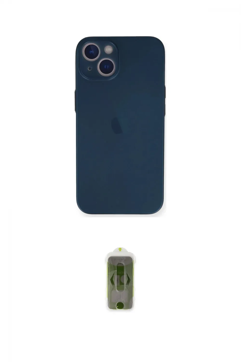 ieg™ iPhone 14 Plus Kılıf Yadigar Yansıma Serisi - Siyah Joko Magic 5D Hayalet Cam