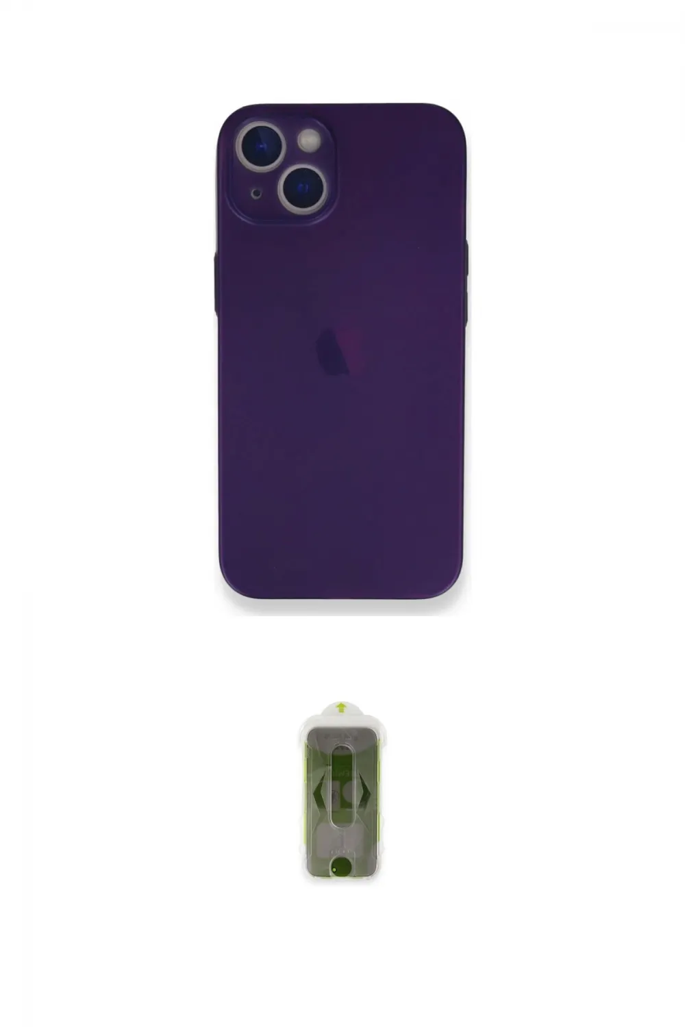 ieg™ iPhone 14 Plus Kılıf Yadigar Yansıma Serisi - Siyah Joko Magic 5D Hayalet Cam
