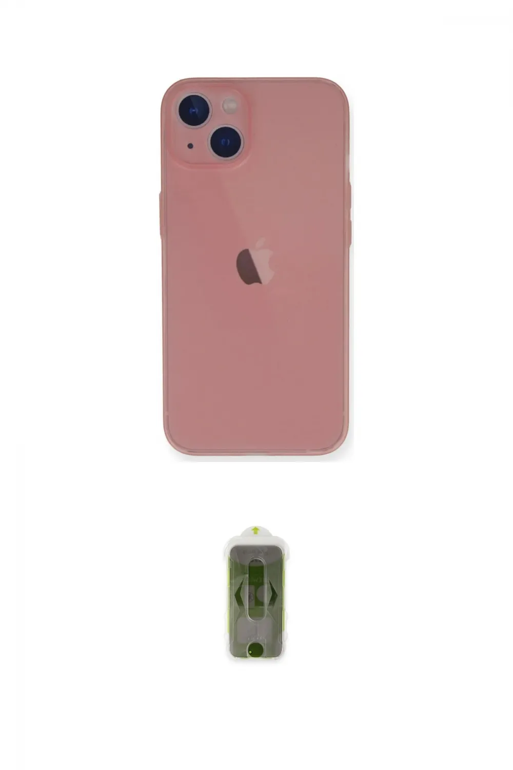 ieg™ iPhone 14 Plus Kılıf Yadigar Yansıma Serisi - Siyah Joko Magic 5D Hayalet Cam
