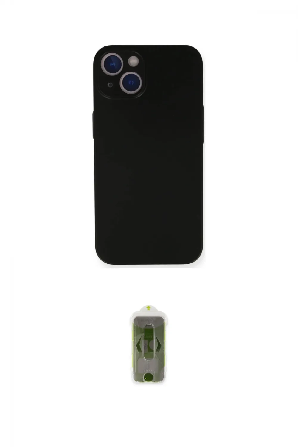 ieg™ iPhone 14 Plus Kılıf Yadigar Yansıma Serisi - Siyah Joko Magic 5D Hayalet Cam