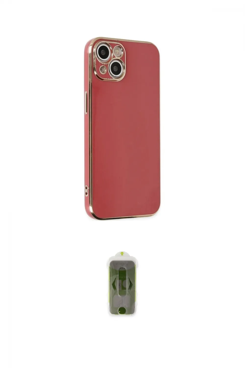 ieg™ iPhone 14 Plus Kılıf Yankı Serisi - Siyah Joko Magic 5D Hayalet Cam