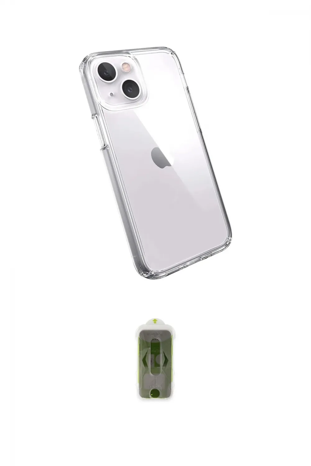 ieg™ iPhone 14 Plus Kılıf Zirve Doku - Siyah Joko Magic 5D Hayalet Cam