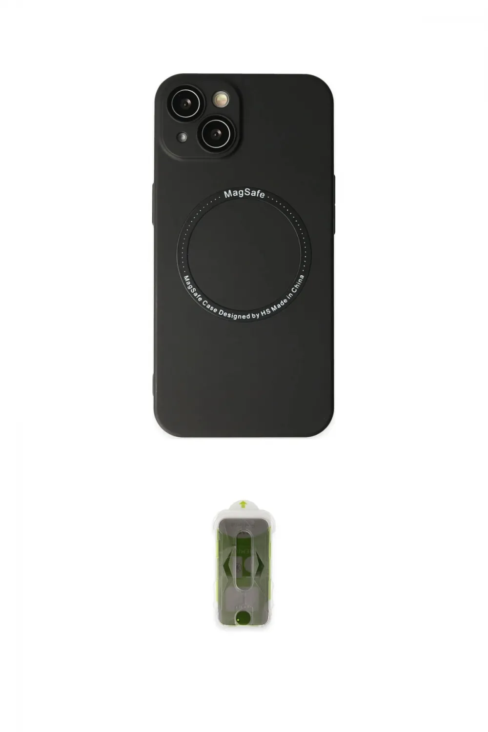 ieg™ iPhone 14 Plus Kılıf Zirve Klasik Prime - Siyah Joko Magic 5D Hayalet Cam