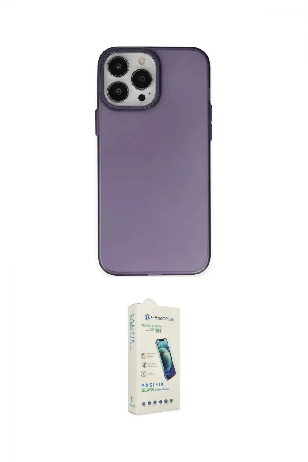 ieg™ iPhone 14 Pro Kılıf Ahenk Çizgi Prime - Şeffaf Pasifik Cam Ekran Koruyucu