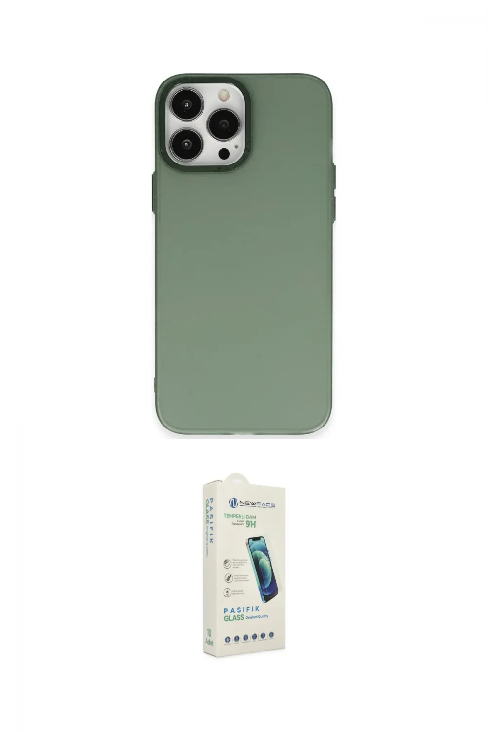 ieg™ iPhone 14 Pro Kılıf Ahenk Çizgi Prime - Şeffaf Pasifik Cam Ekran Koruyucu