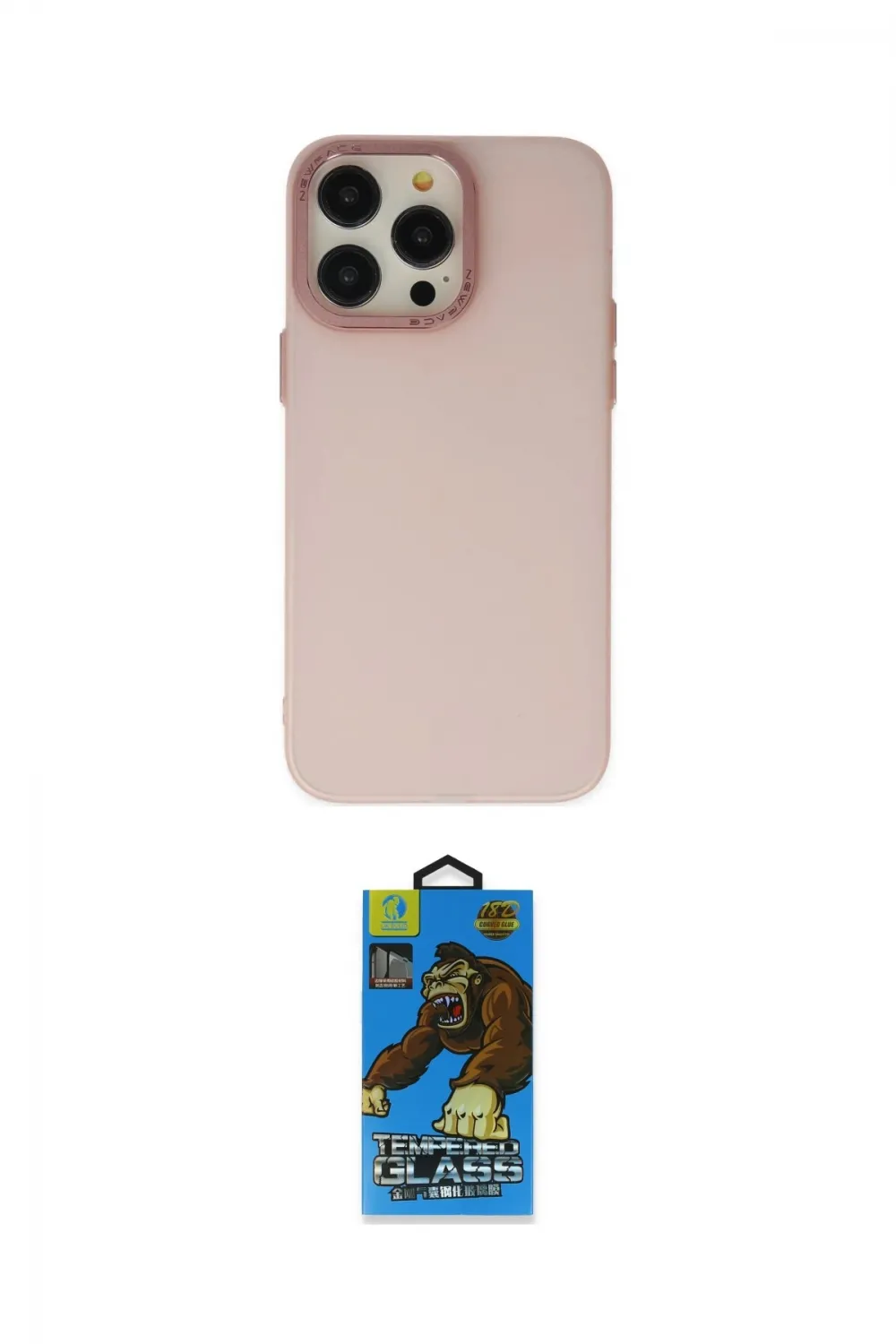 ieg™ iPhone 14 Pro Kılıf Ahenk Çizgi Prime - Siyah 18D Cam Ekran Koruyucu