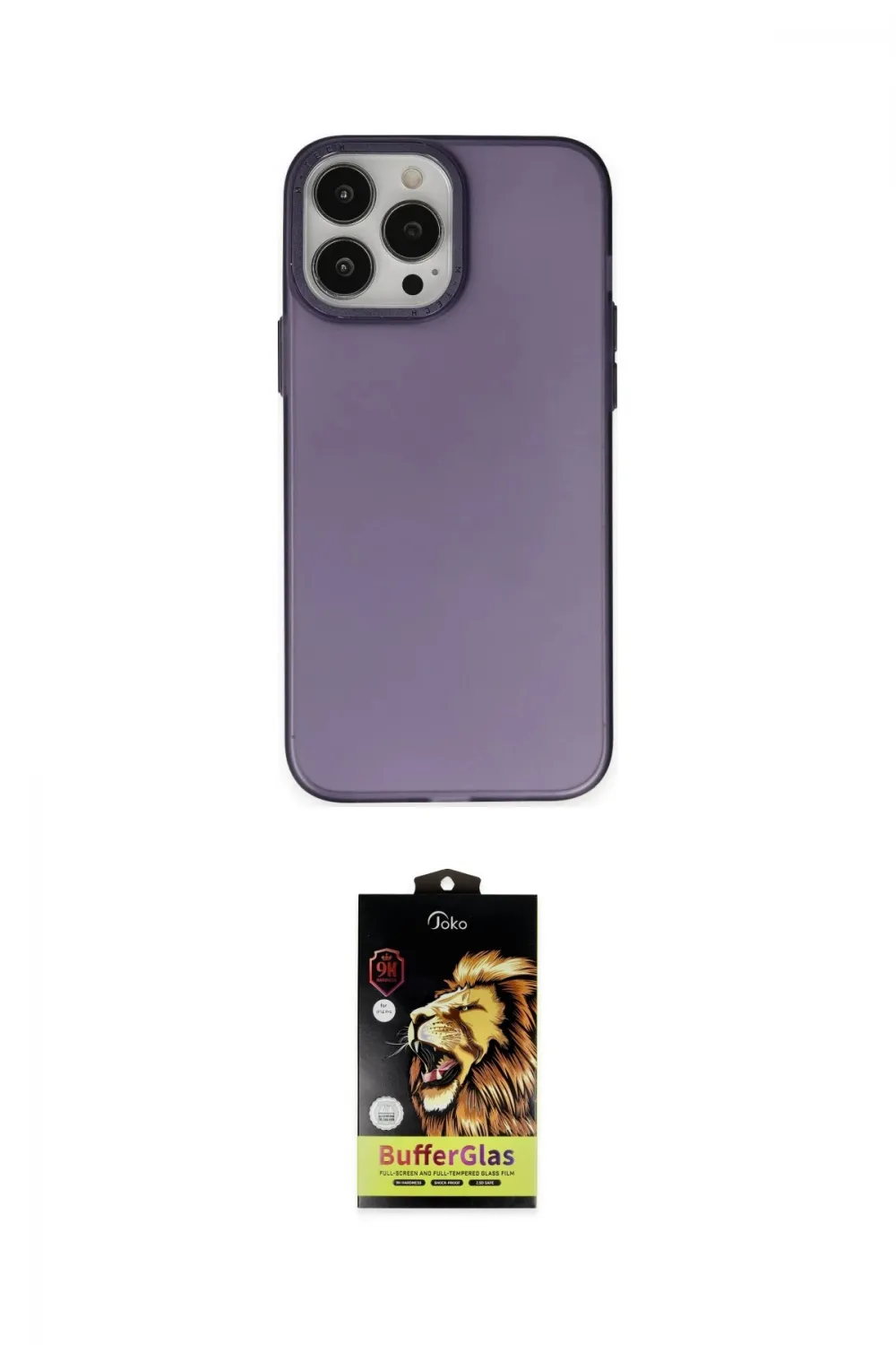 ieg™ iPhone 14 Pro Kılıf Ahenk Çizgi Prime - Siyah Buffer Cam Ekran Koruyucu
