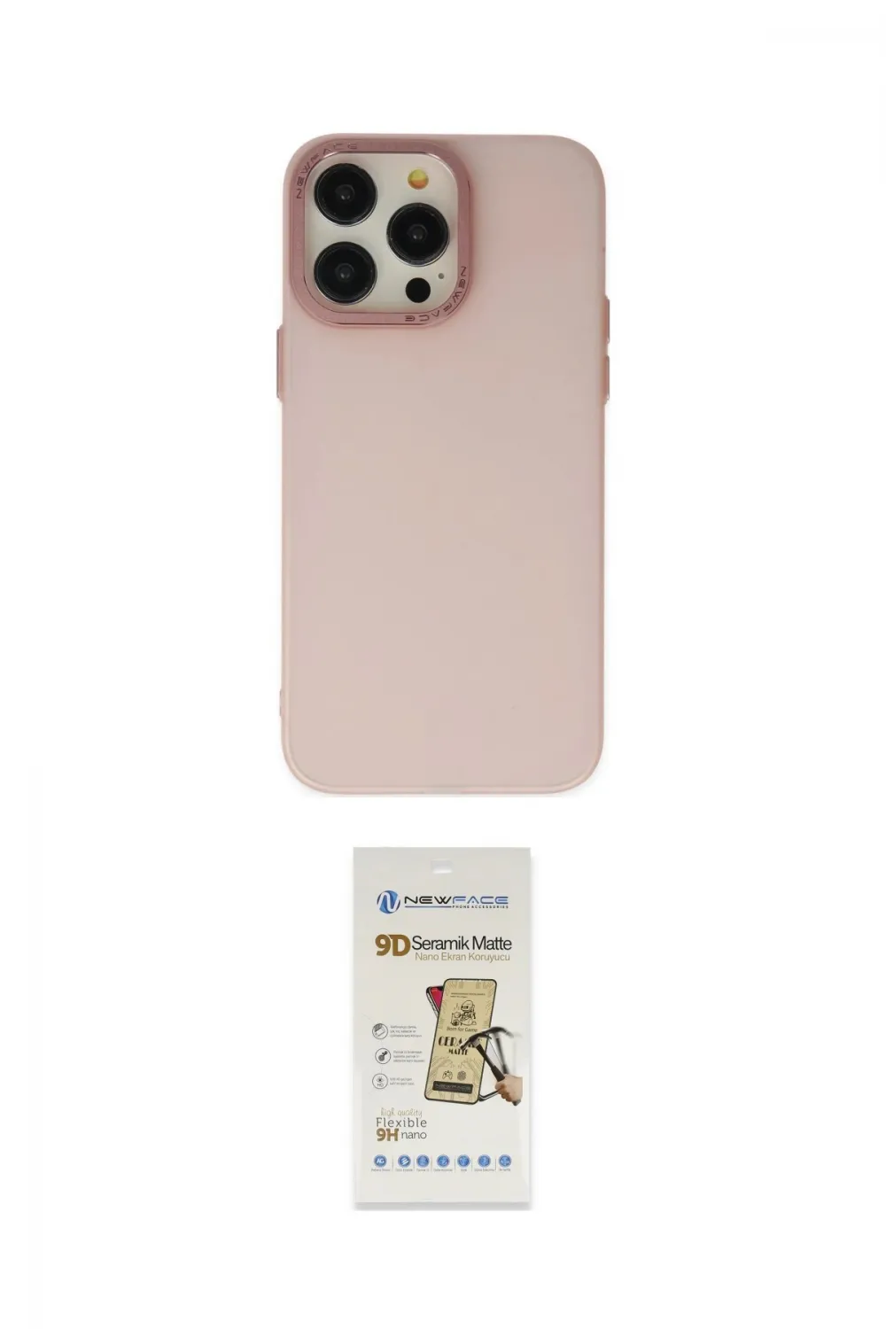 ieg™ iPhone 14 Pro Kılıf Ahenk Çizgi Prime - Siyah Mat Seramik Nano Ekran Koruyucu