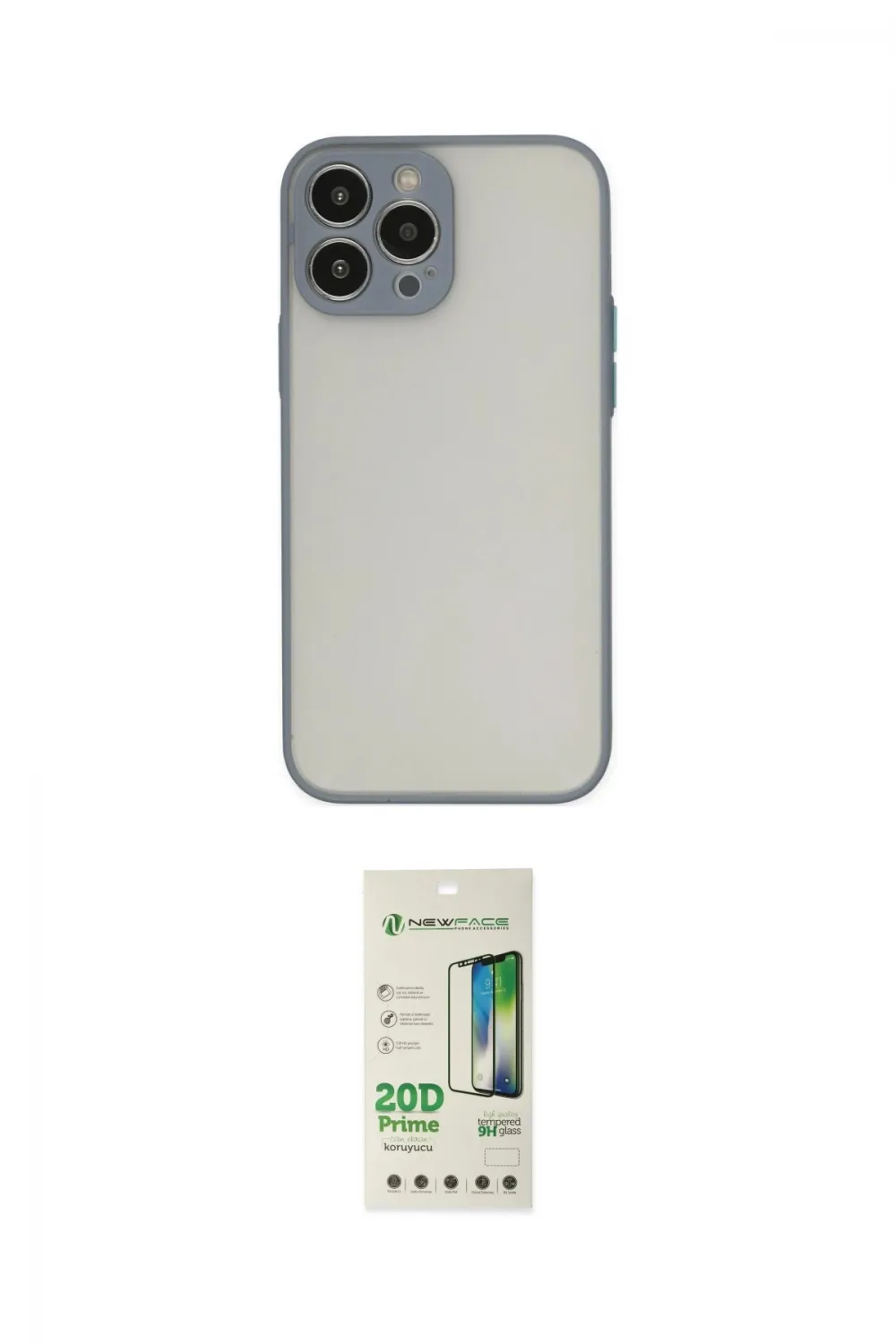 ieg™ iPhone 14 Pro Kılıf Ahenk Çizgi Serisi - Siyah 20D Premium Cam Ekran Koruyucu