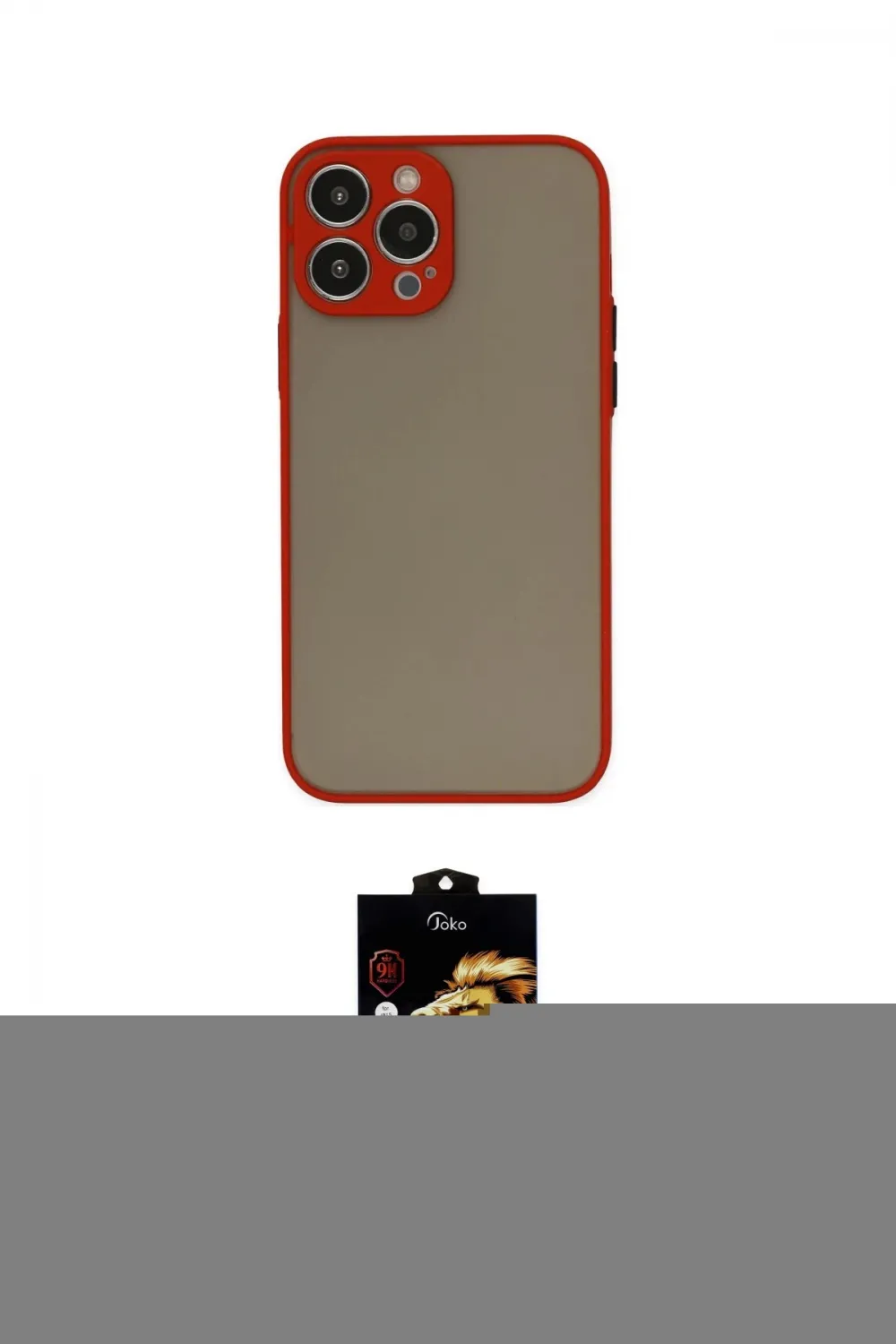 ieg™ iPhone 14 Pro Kılıf Ahenk Çizgi Serisi - Siyah Buffer Hayalet Cam Ekran Koruyucu