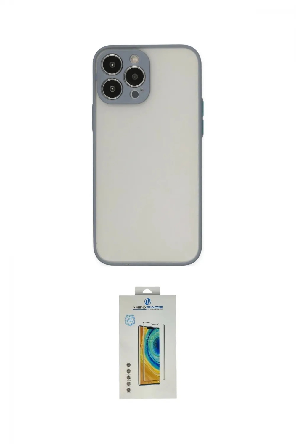 ieg™ iPhone 14 Pro Kılıf Ahenk Çizgi Serisi - Siyah Polymer Nano Ekran Koruyucu
