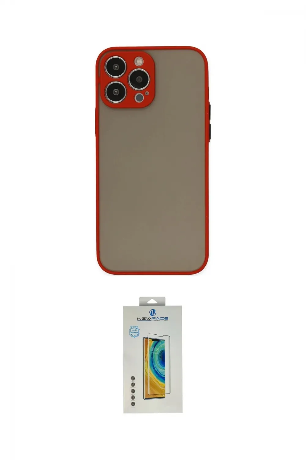 ieg™ iPhone 14 Pro Kılıf Ahenk Çizgi Serisi - Siyah Polymer Nano Ekran Koruyucu