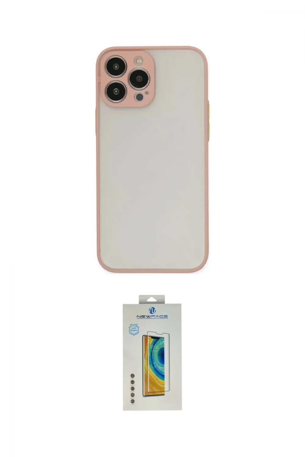 ieg™ iPhone 14 Pro Kılıf Ahenk Çizgi Serisi - Siyah Polymer Nano Ekran Koruyucu