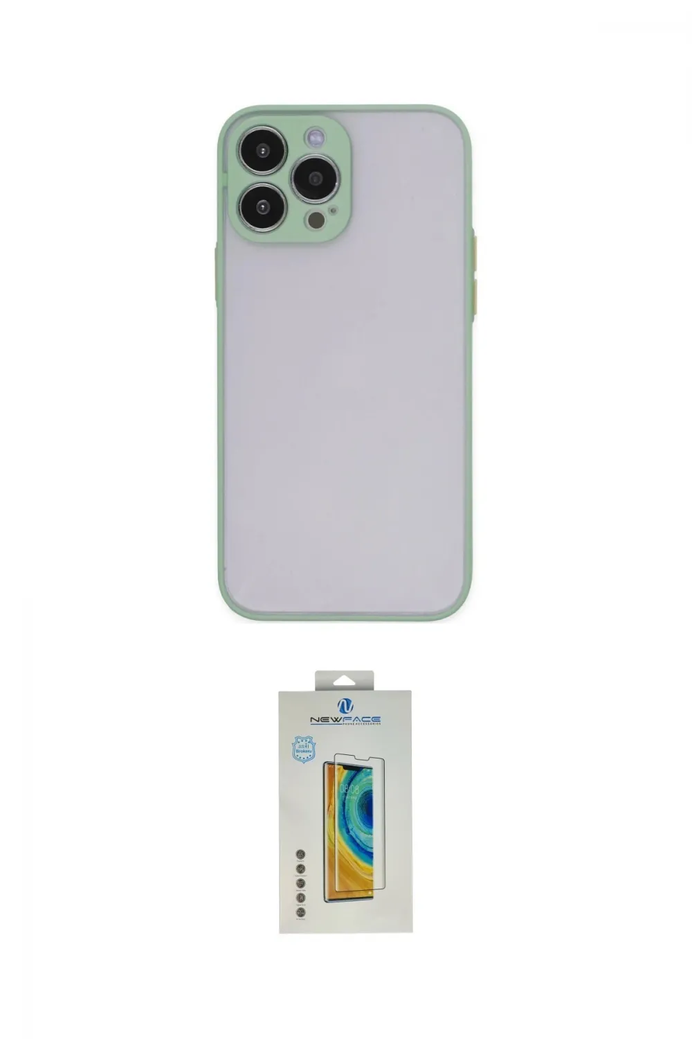 ieg™ iPhone 14 Pro Kılıf Ahenk Çizgi Serisi - Siyah Polymer Nano Ekran Koruyucu