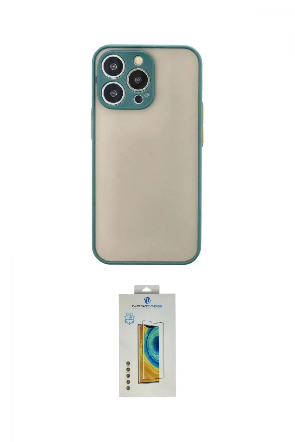 ieg™ iPhone 14 Pro Kılıf Ahenk Çizgi Serisi - Siyah Polymer Nano Ekran Koruyucu