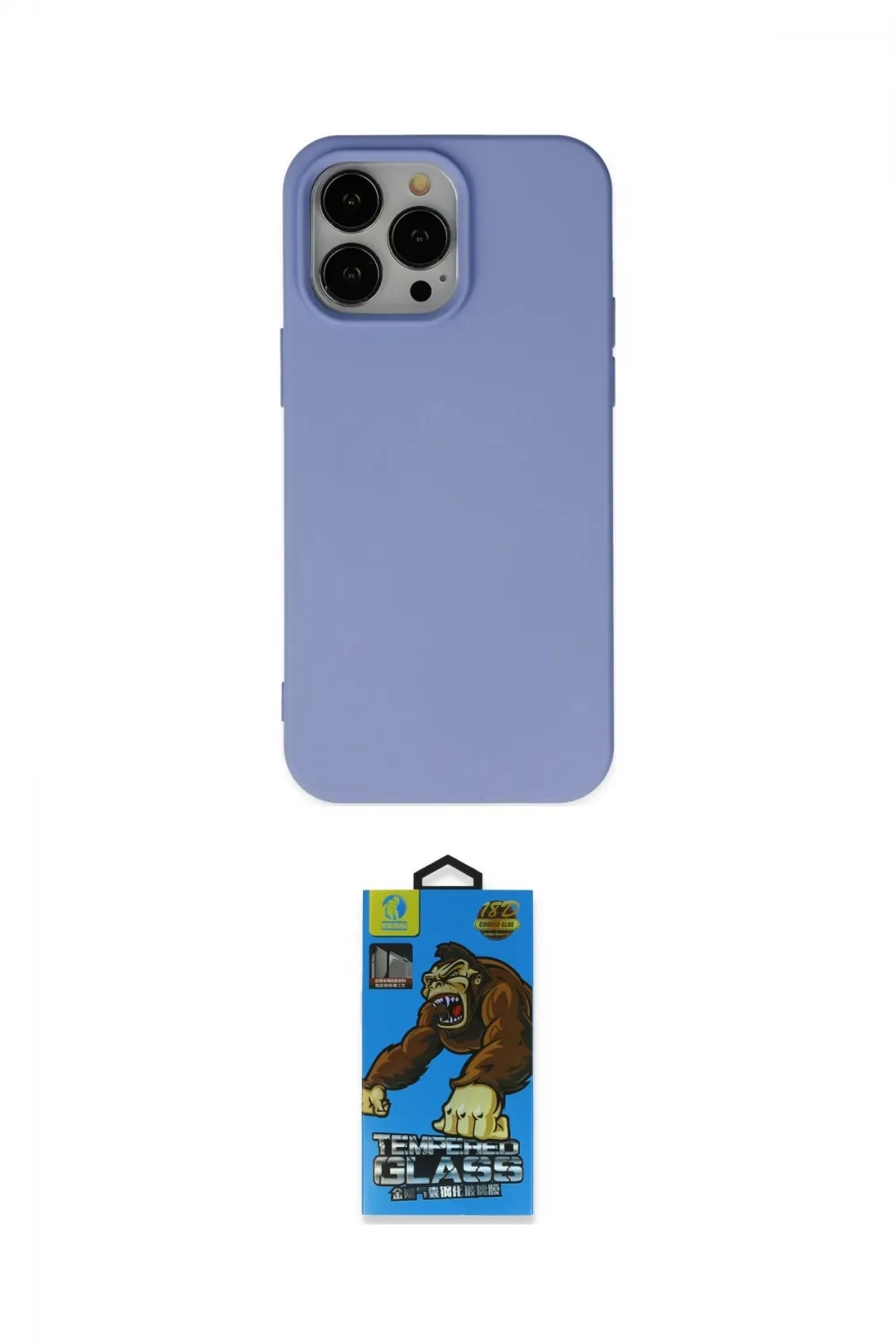 ieg™ iPhone 14 Pro Kılıf Ahenk Serisi - Siyah 18D Cam Ekran Koruyucu