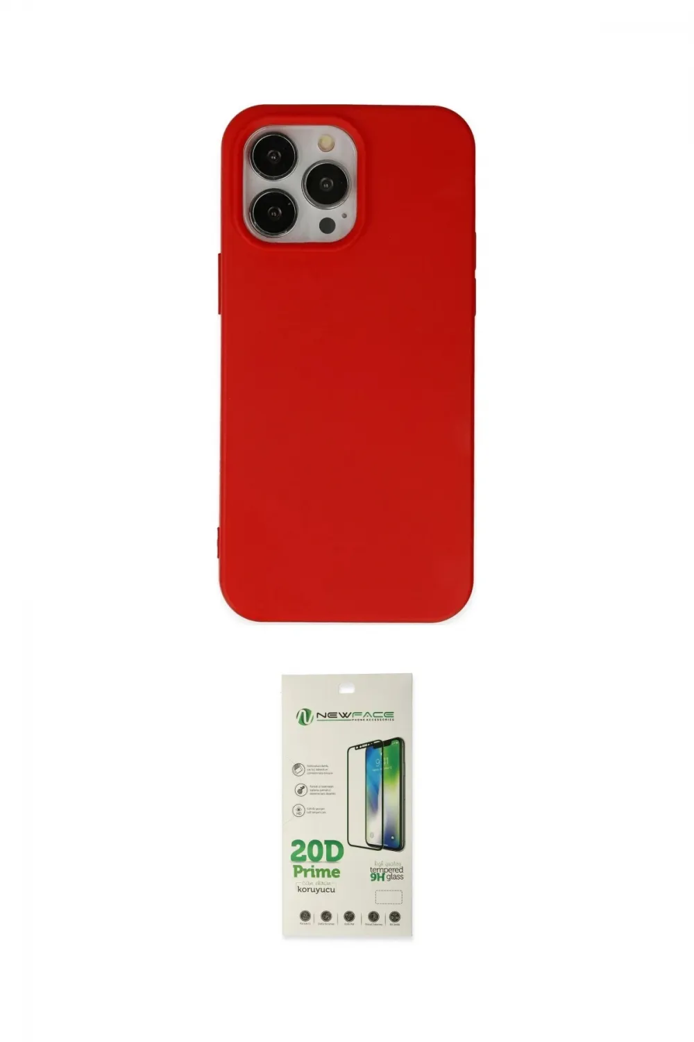 ieg™ iPhone 14 Pro Kılıf Ahenk Serisi - Siyah 20D Premium Cam Ekran Koruyucu