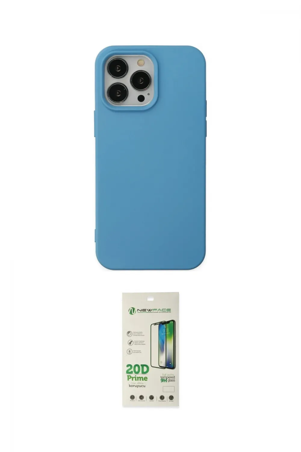 ieg™ iPhone 14 Pro Kılıf Ahenk Serisi - Siyah 20D Premium Cam Ekran Koruyucu