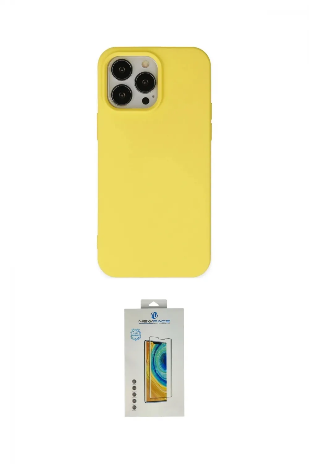 ieg™ iPhone 14 Pro Kılıf Ahenk Serisi - Siyah Polymer Nano Ekran Koruyucu