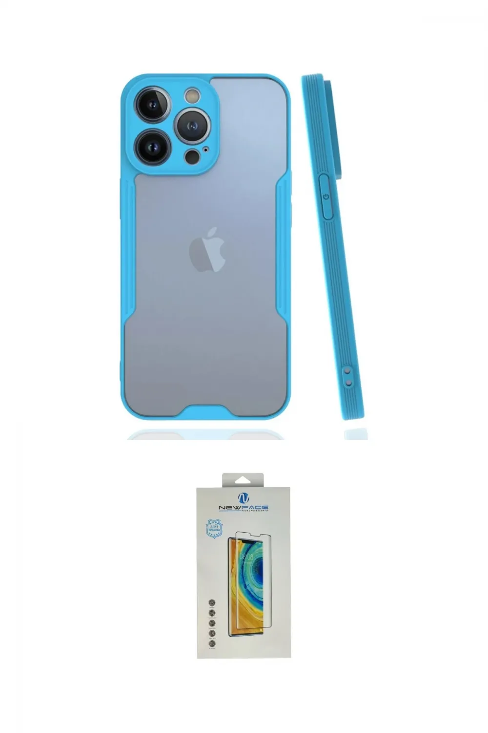 ieg™ iPhone 14 Pro Kılıf Atlas Asil Serisi - Siyah Polymer Nano Ekran Koruyucu