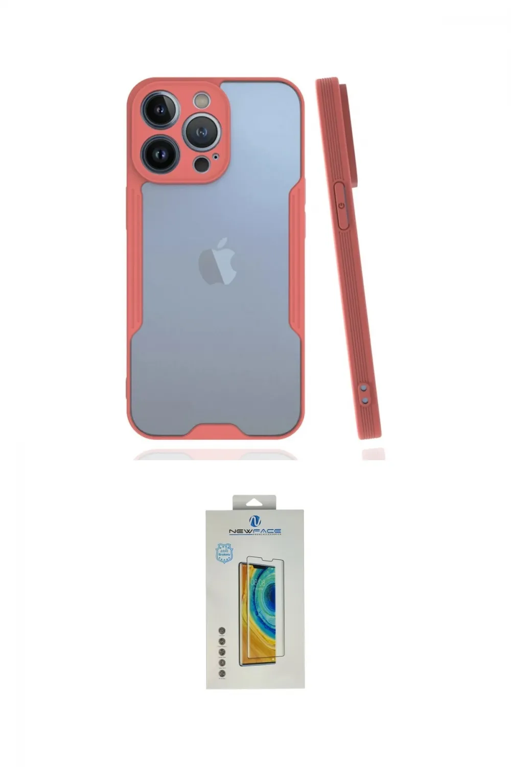 ieg™ iPhone 14 Pro Kılıf Atlas Asil Serisi - Siyah Polymer Nano Ekran Koruyucu