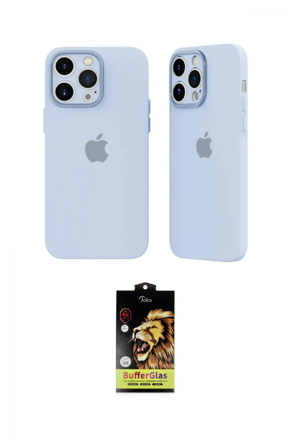 ieg™ iPhone 14 Pro Kılıf Atlas Minimal Prime - Siyah Buffer Cam Ekran Koruyucu
