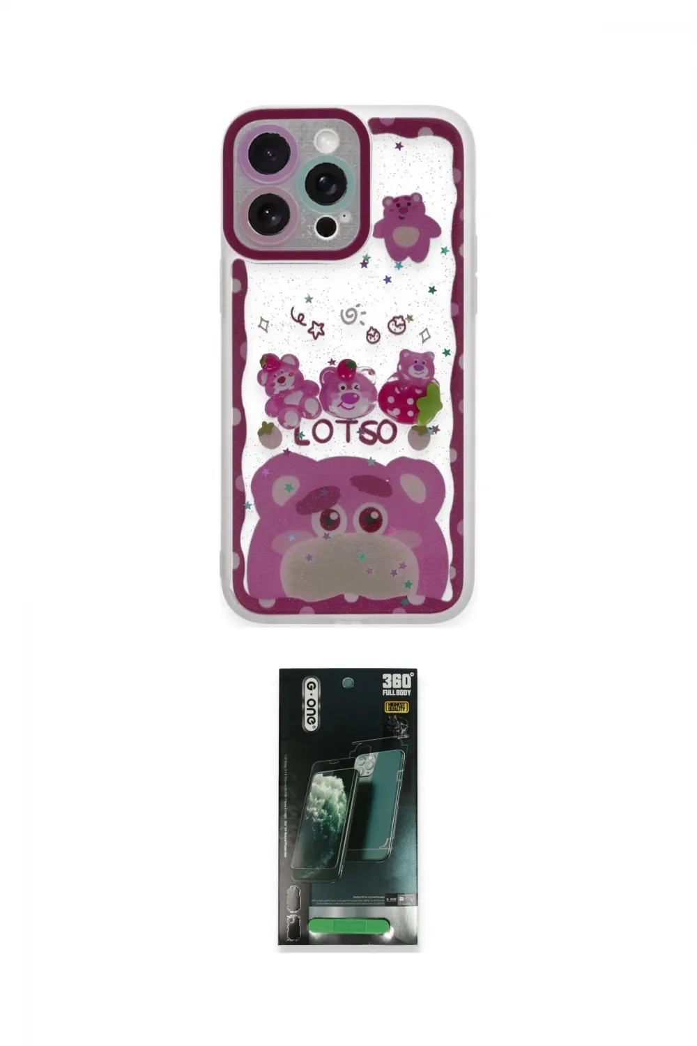 ieg™ iPhone 14 Pro Kılıf Çekirdek Asil - Siyah 360 Mat Full Body Arka Koruyucu
