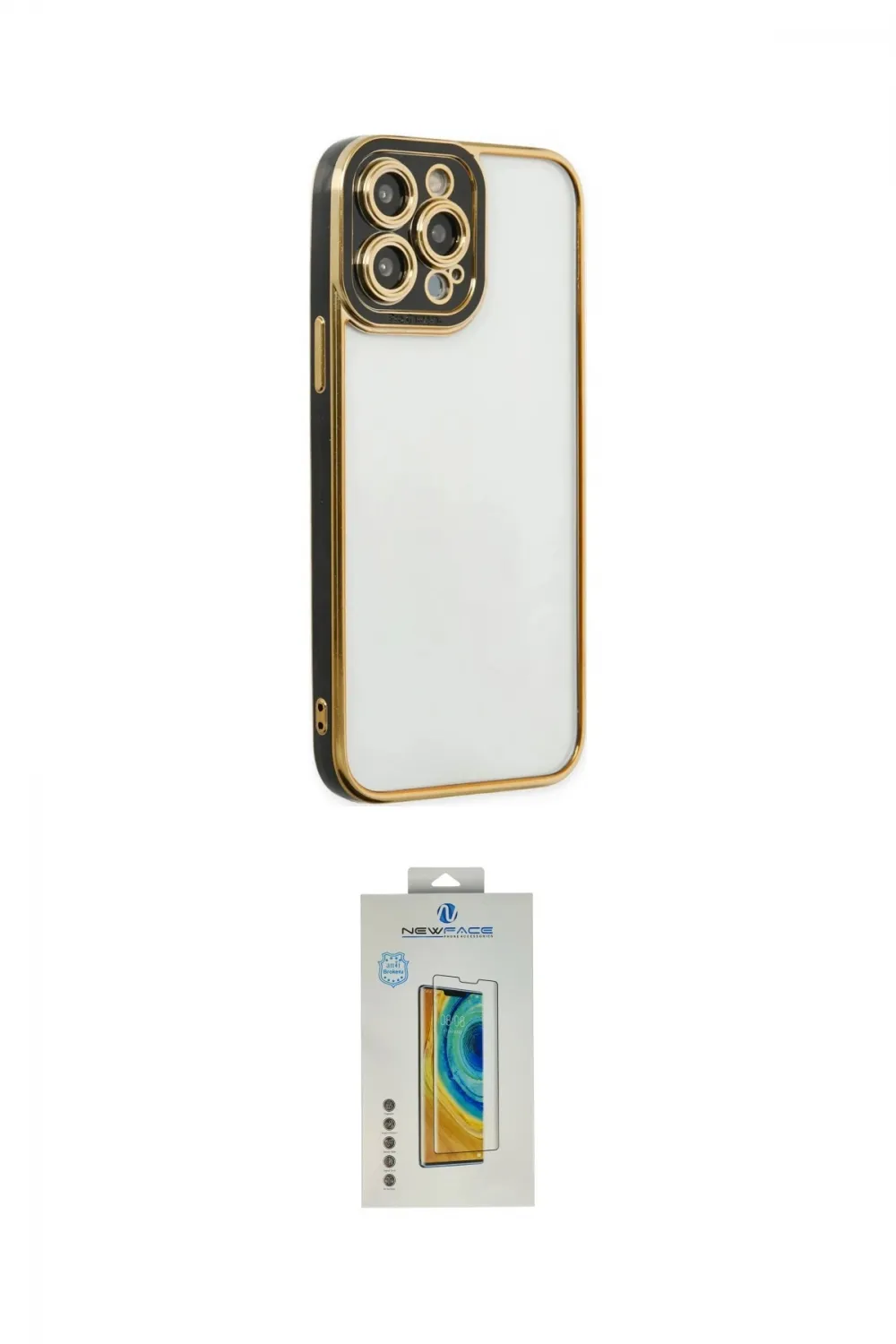 ieg™ iPhone 14 Pro Kılıf Çekirdek Klasik Serisi - Siyah Polymer Nano Ekran Koruyucu