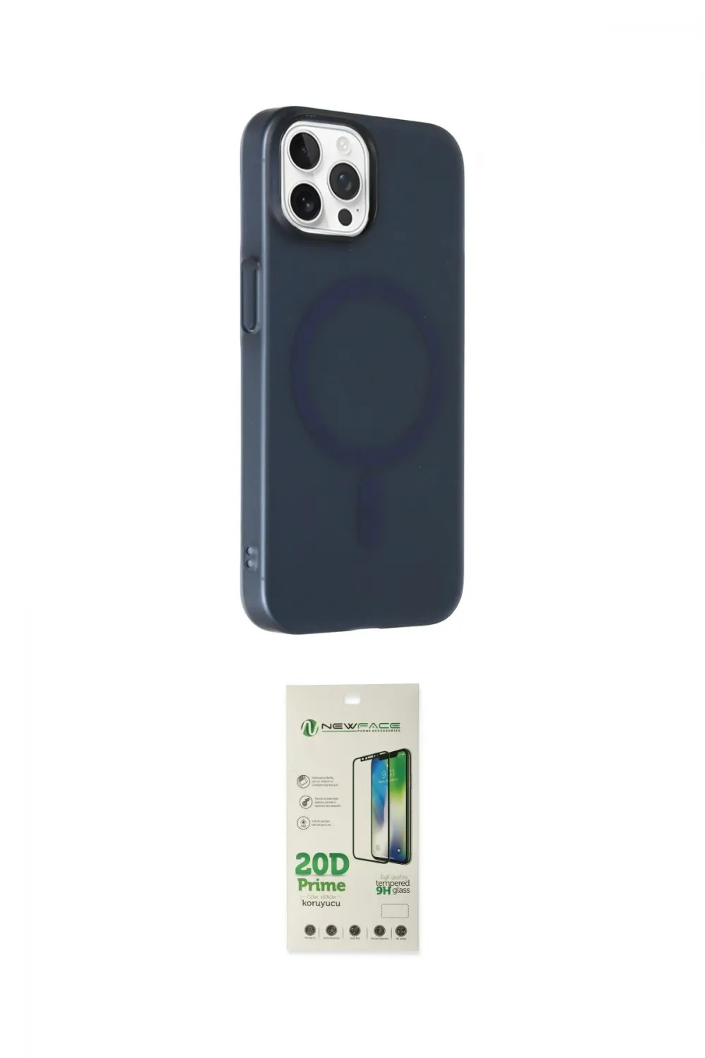 ieg™ iPhone 14 Pro Kılıf Çekirdek Modern Prime - Siyah 20D Premium Cam Ekran Koruyucu