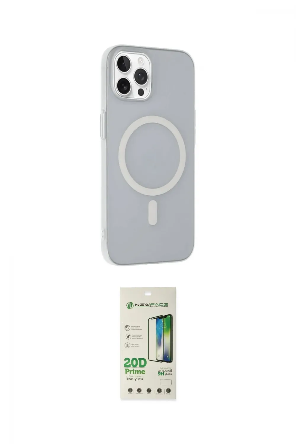 ieg™ iPhone 14 Pro Kılıf Çekirdek Modern Prime - Siyah 20D Premium Cam Ekran Koruyucu