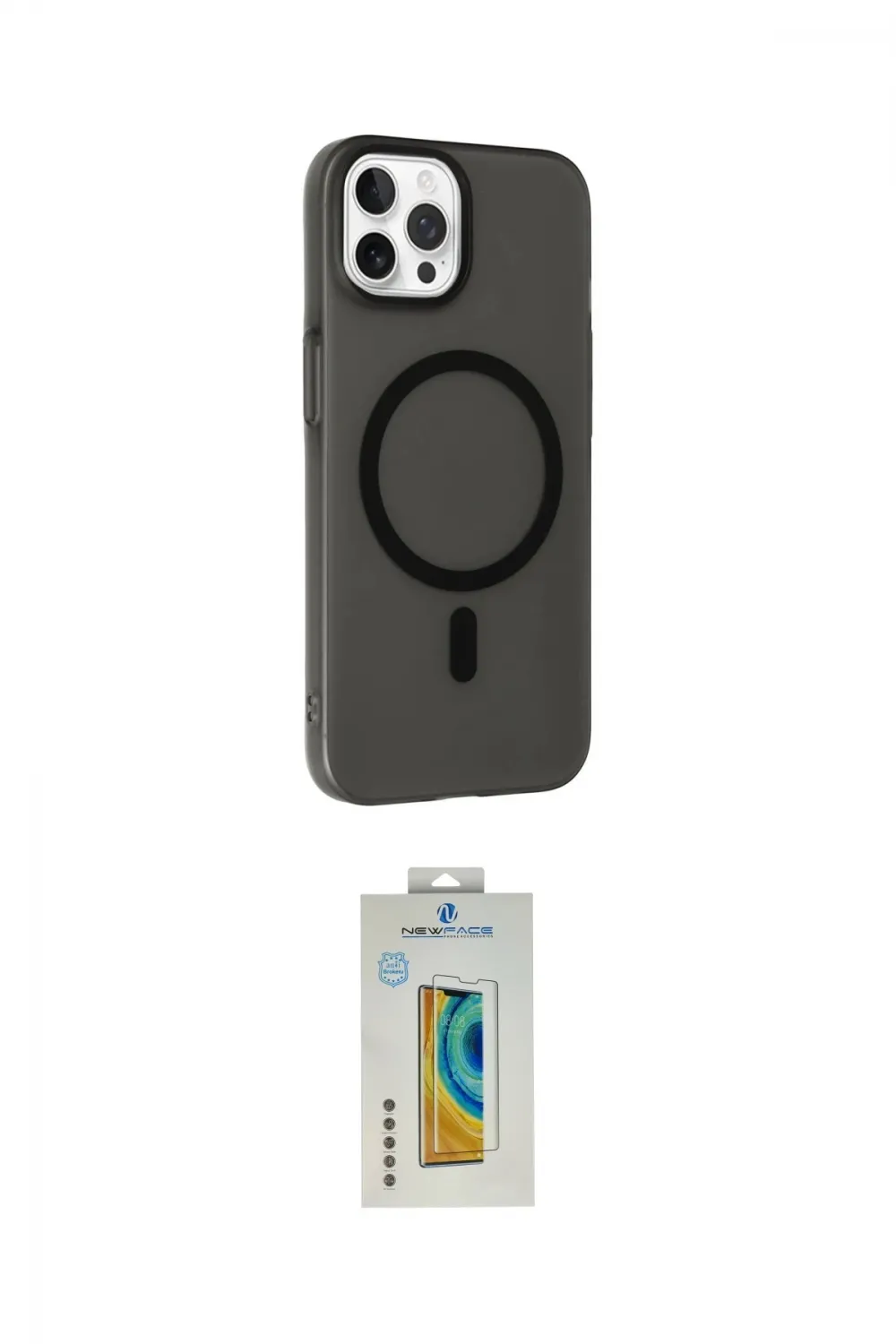 ieg™ iPhone 14 Pro Kılıf Çekirdek Modern Prime - Siyah Polymer Nano Ekran Koruyucu