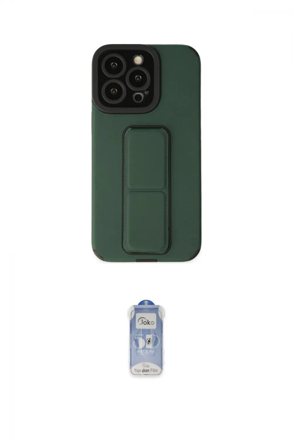 ieg™ iPhone 14 Pro Kılıf Çekirdek Yansıma - Siyah Joko Magic 5D Cam