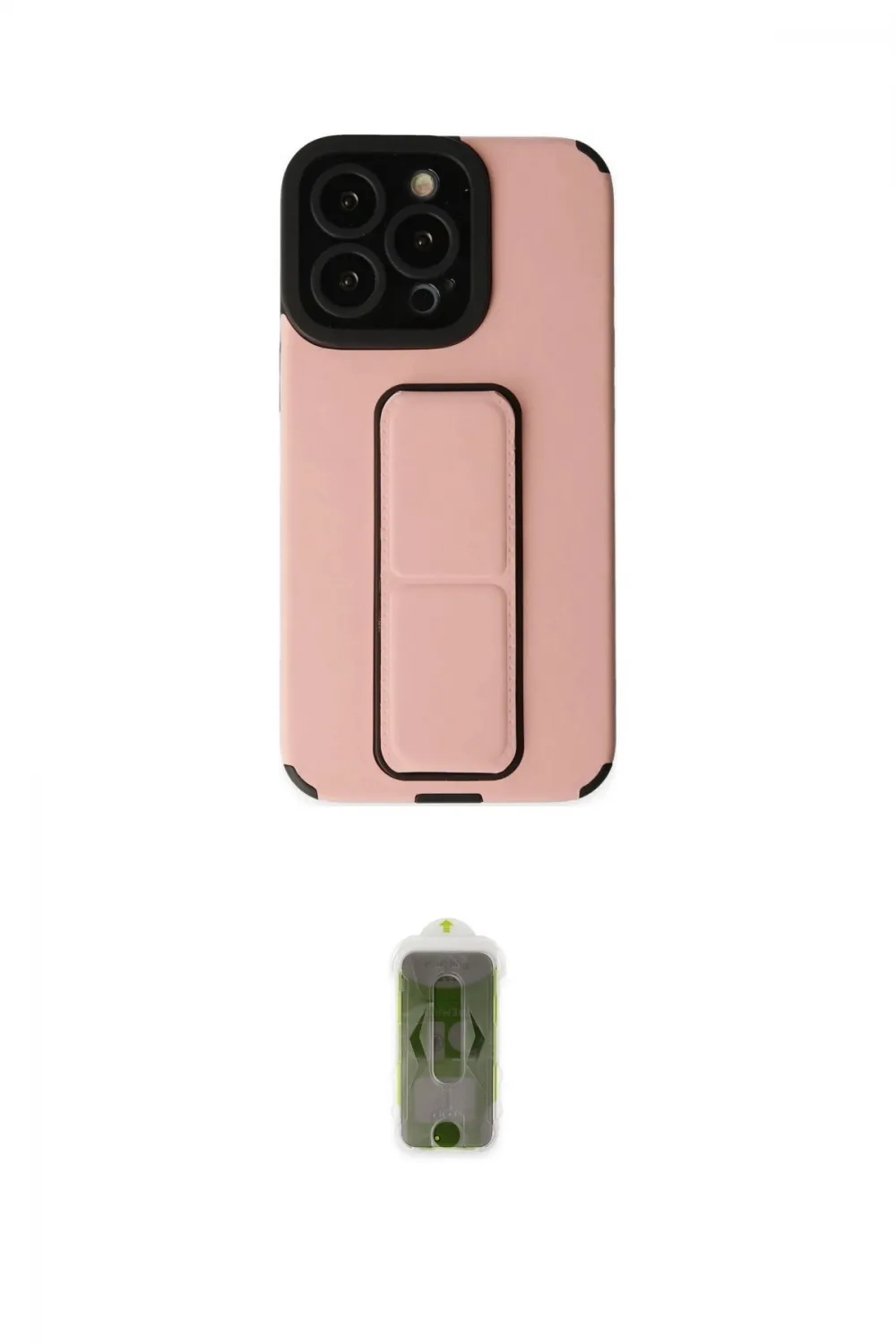 ieg™ iPhone 14 Pro Kılıf Çekirdek Yansıma - Siyah Joko Magic 5D Hayalet Cam