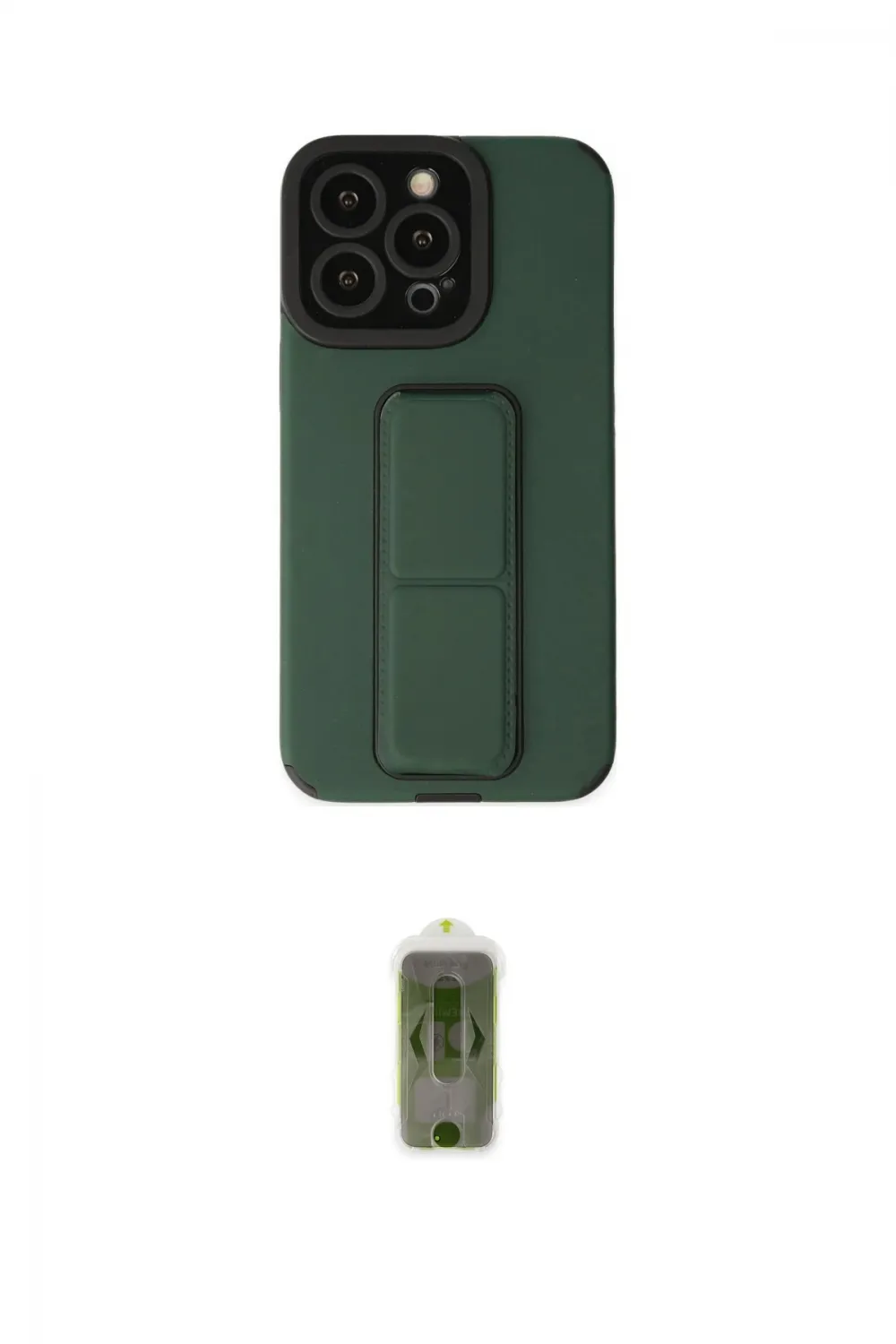 ieg™ iPhone 14 Pro Kılıf Çekirdek Yansıma - Siyah Joko Magic 5D Hayalet Cam