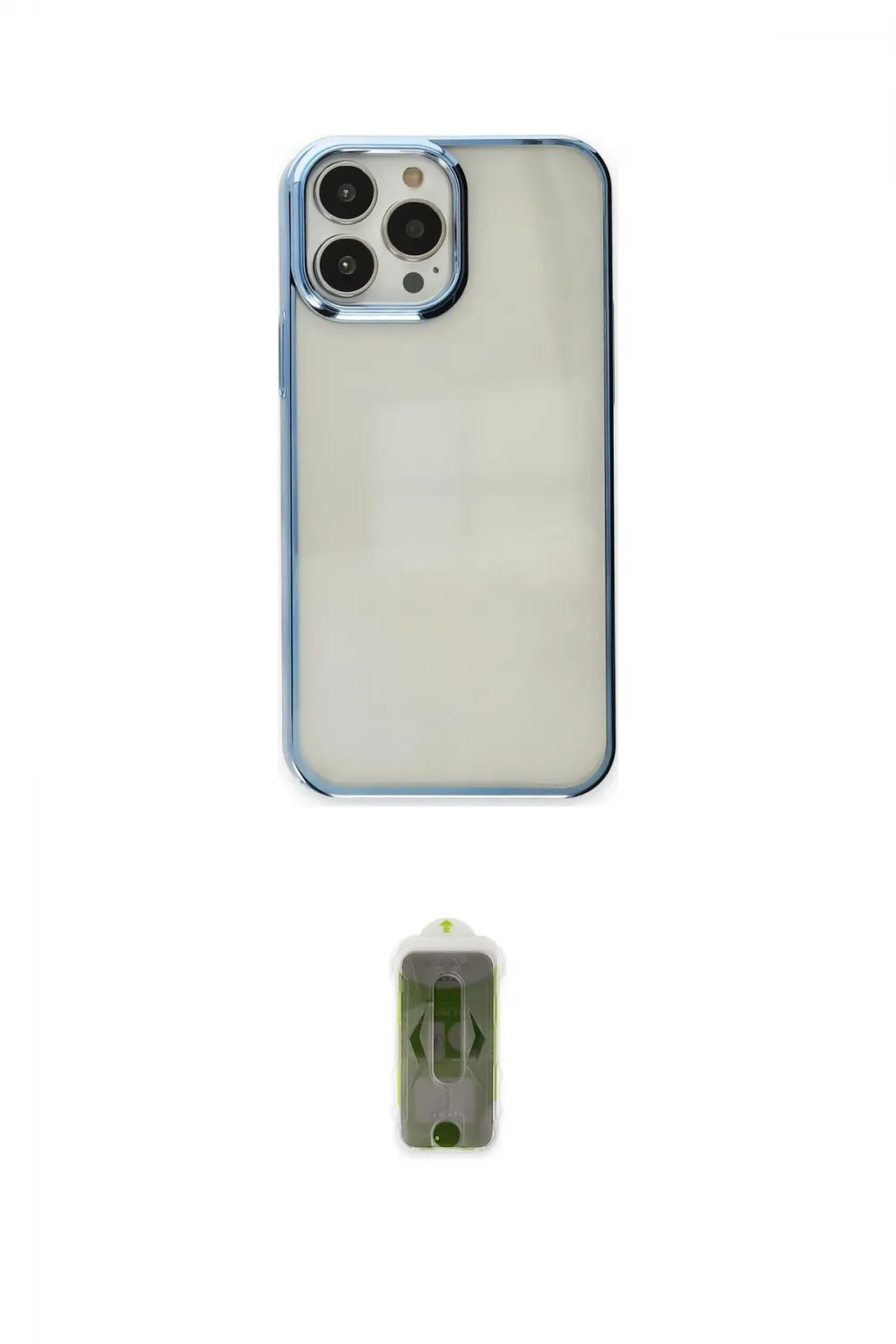 ieg™ iPhone 14 Pro Kılıf Doruk Doku Prime - Siyah Joko Magic 5D Hayalet Cam