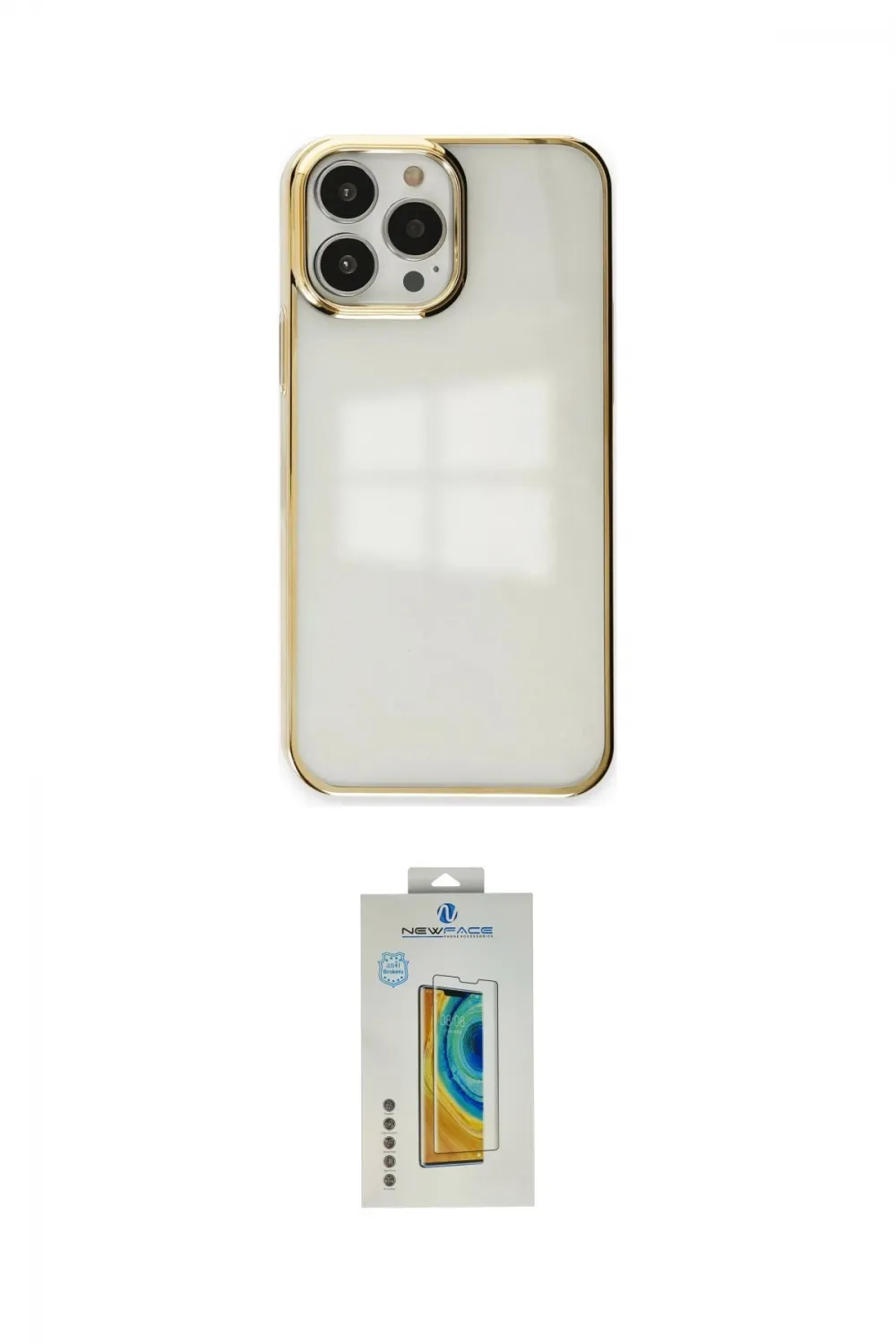 ieg™ iPhone 14 Pro Kılıf Doruk Doku Prime - Siyah Polymer Nano Ekran Koruyucu