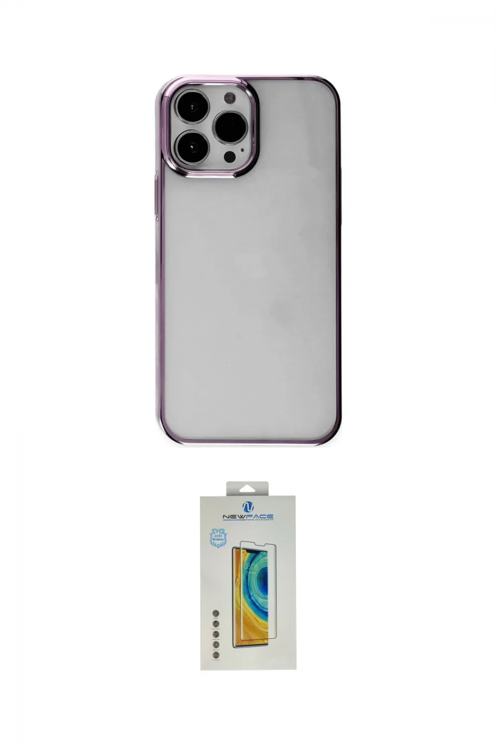 ieg™ iPhone 14 Pro Kılıf Doruk Doku Prime - Siyah Polymer Nano Ekran Koruyucu