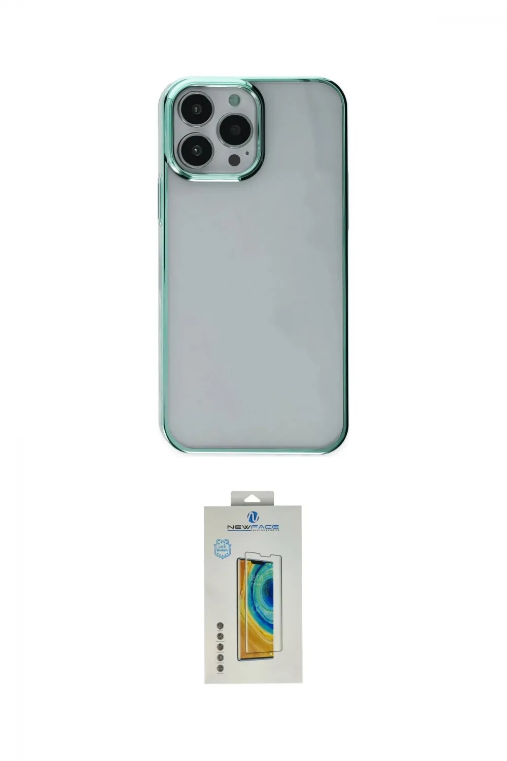 ieg™ iPhone 14 Pro Kılıf Doruk Doku Prime - Siyah Polymer Nano Ekran Koruyucu