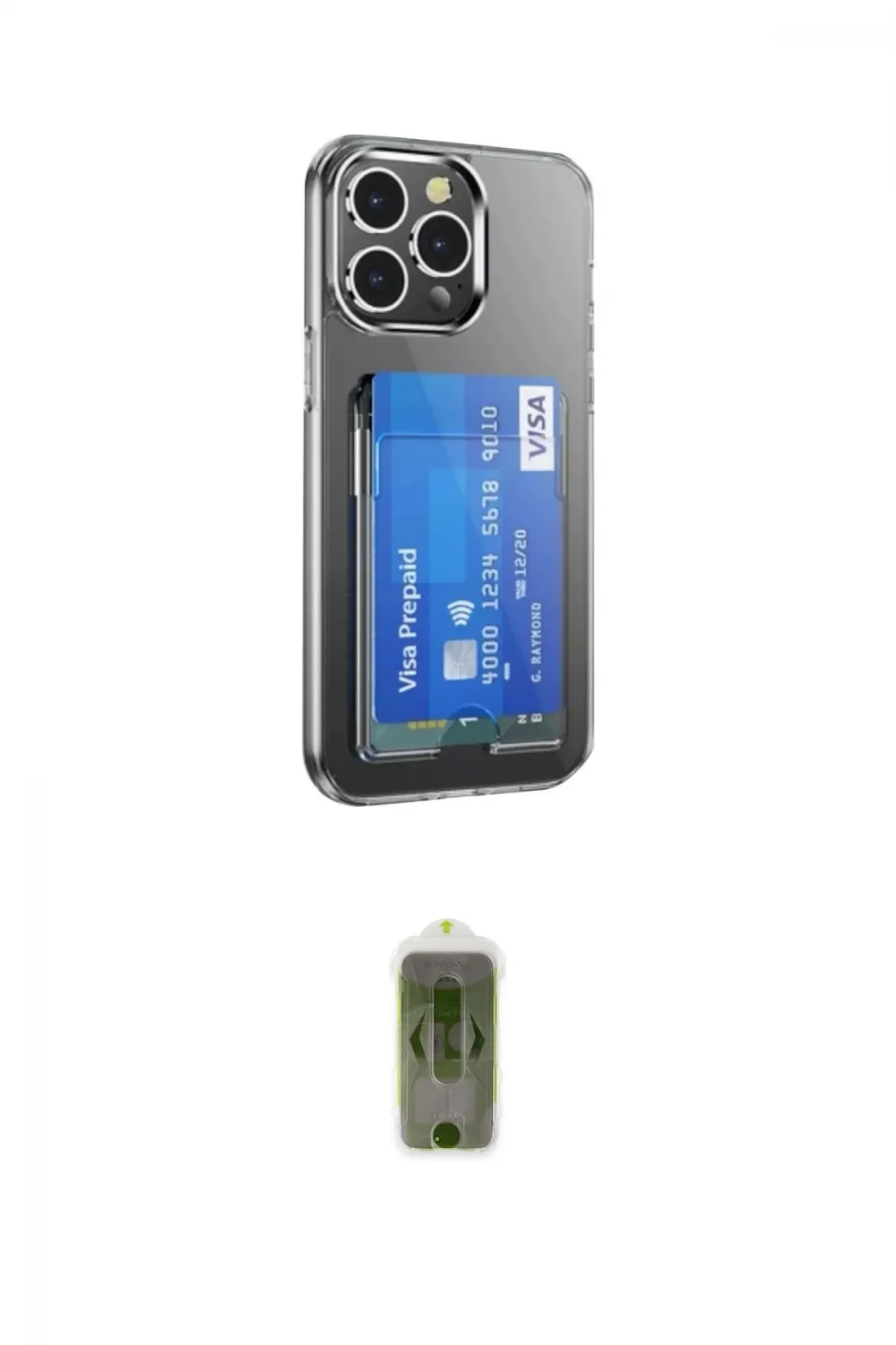 ieg™ iPhone 14 Pro Kılıf Doruk Klasik Koleksiyonu - Siyah Joko Magic 5D Hayalet Cam