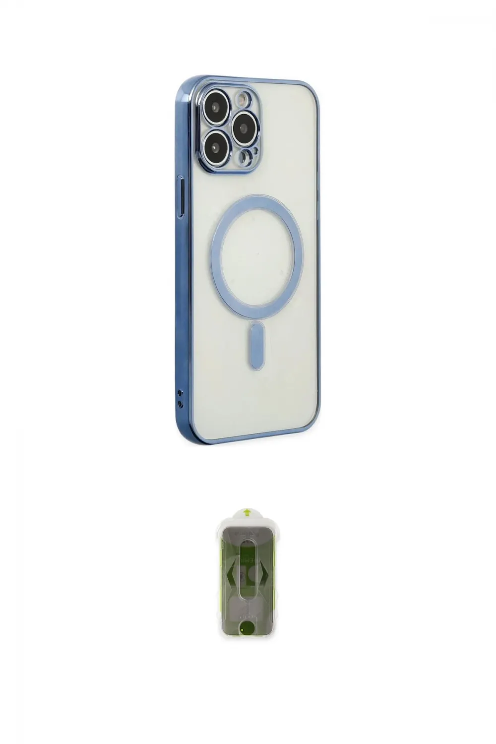 ieg™ iPhone 14 Pro Kılıf Doruk Minimal - Siyah Joko Magic 5D Hayalet Cam