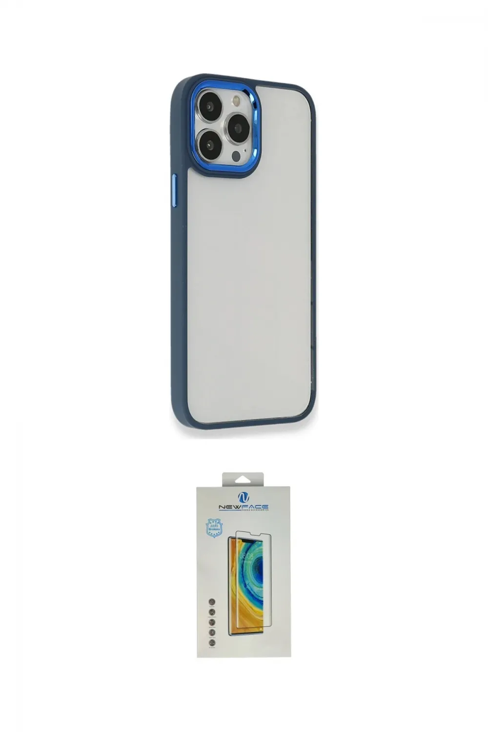 ieg™ iPhone 14 Pro Kılıf Eksen Doku Prime - Siyah Polymer Nano Ekran Koruyucu