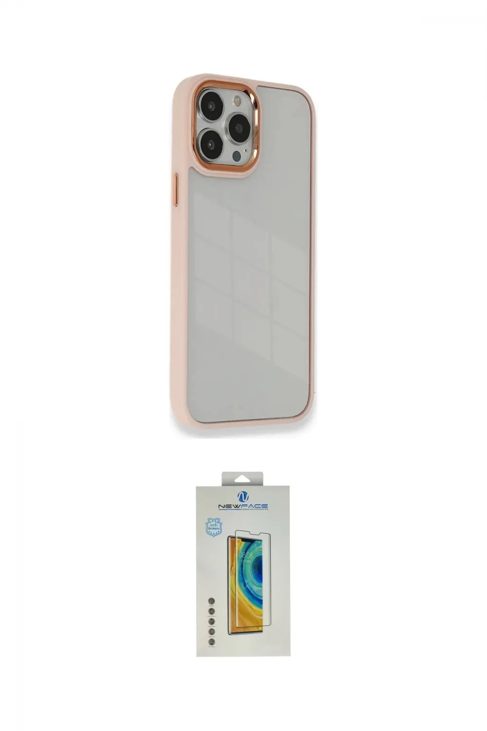 ieg™ iPhone 14 Pro Kılıf Eksen Doku Prime - Siyah Polymer Nano Ekran Koruyucu