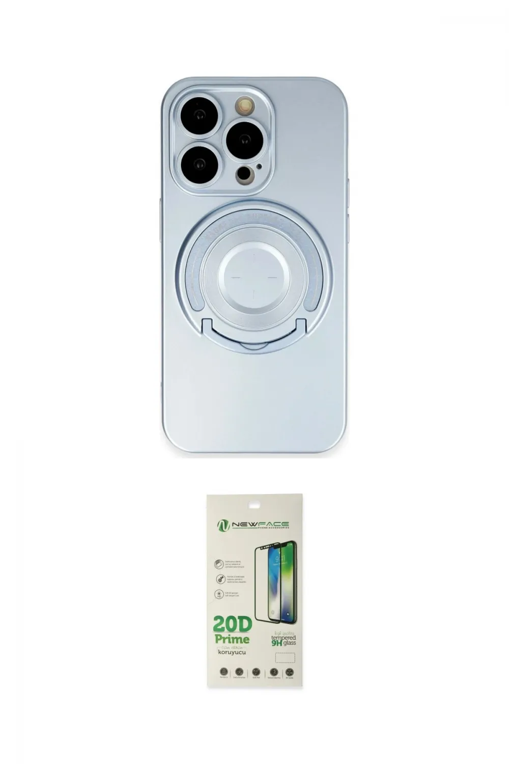 ieg™ iPhone 14 Pro Kılıf Eksen Klasik Prime - Siyah 20D Premium Cam Ekran Koruyucu