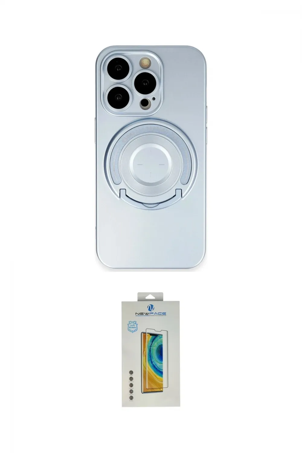 ieg™ iPhone 14 Pro Kılıf Eksen Klasik Prime - Siyah Polymer Nano Ekran Koruyucu