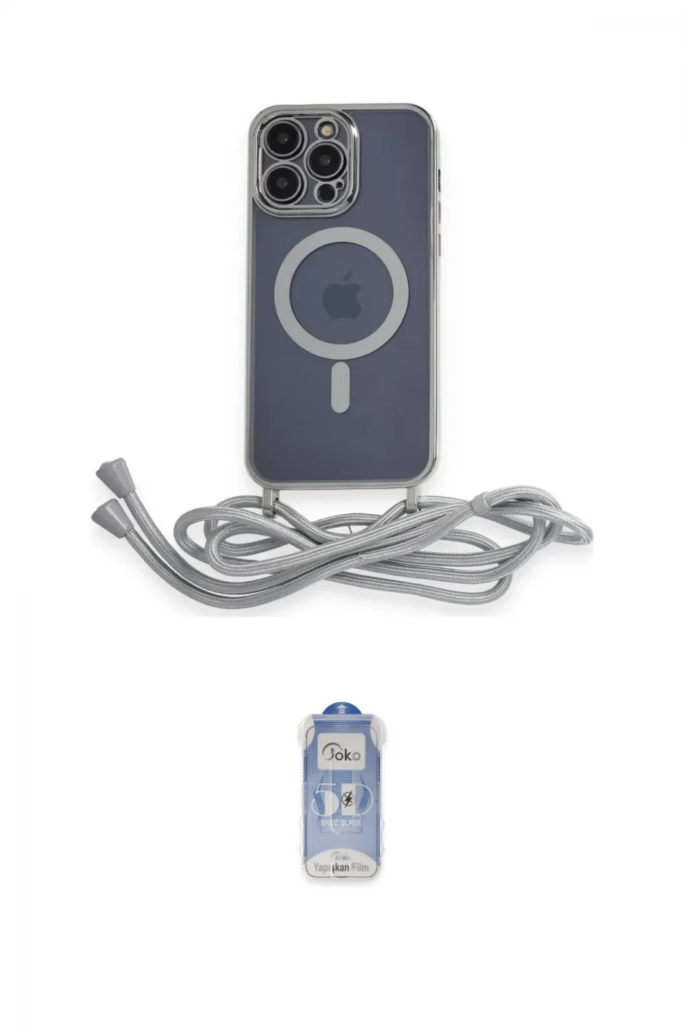 ieg™ iPhone 14 Pro Kılıf Eksen Özel Seri - Siyah Joko Magic 5D Cam