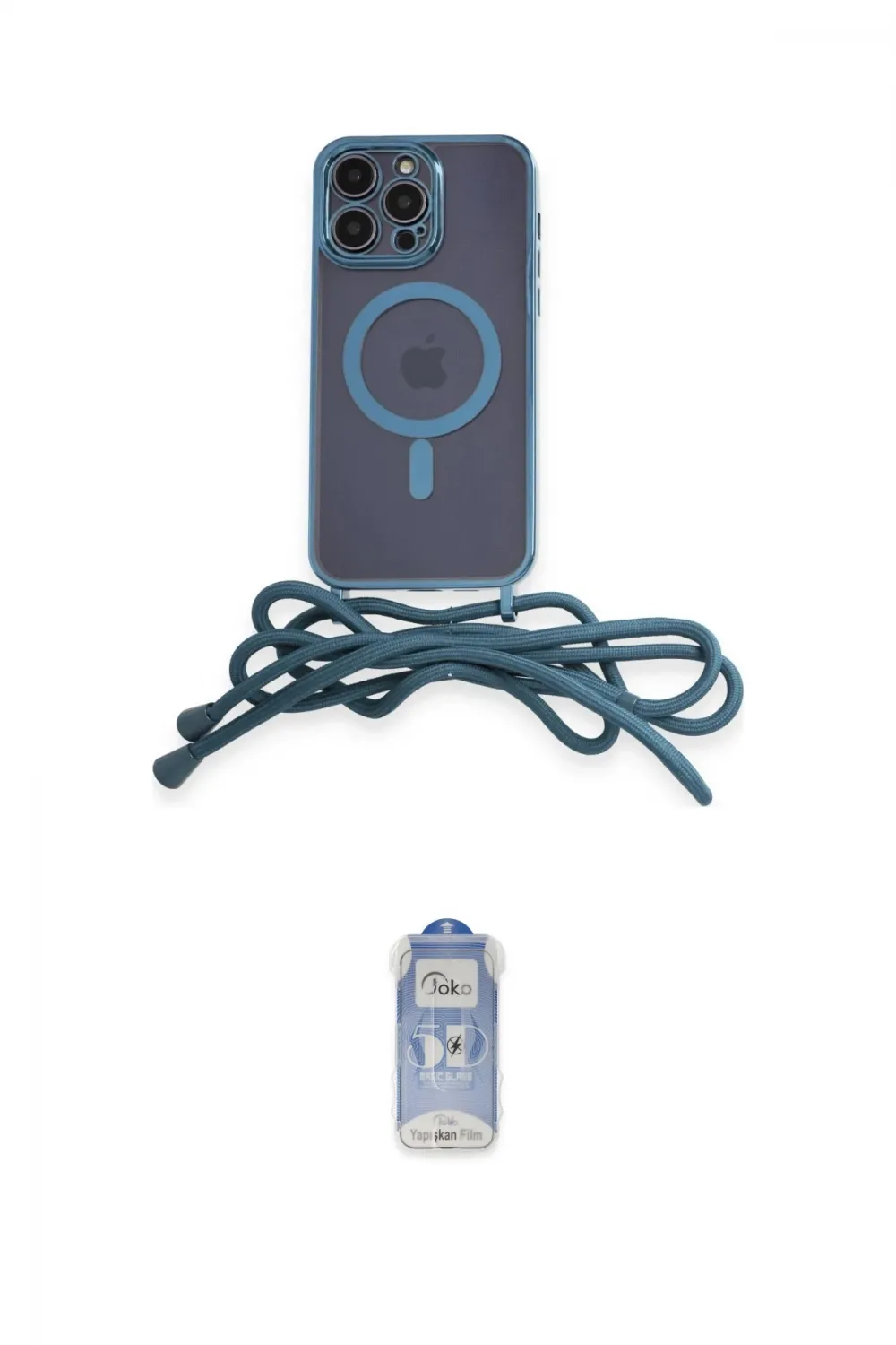 ieg™ iPhone 14 Pro Kılıf Eksen Özel Seri - Siyah Joko Magic 5D Cam